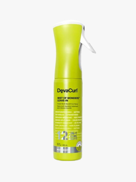 DevaCurl Mist of Wonders Leave-In Curly Hair Spray with fine mist dispenser