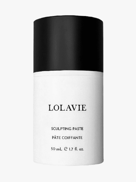 LolaVie Sculpting Paste in branded component on a light gray background