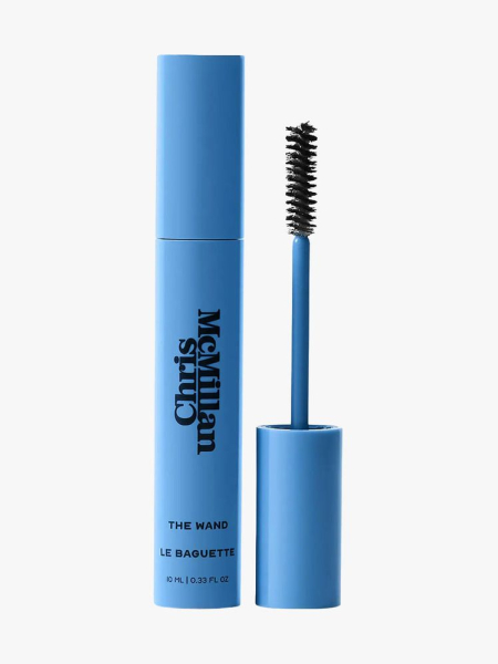 Chris McMillan The Smooth and Tame Hair Wand blue flyaway wand on light gray background