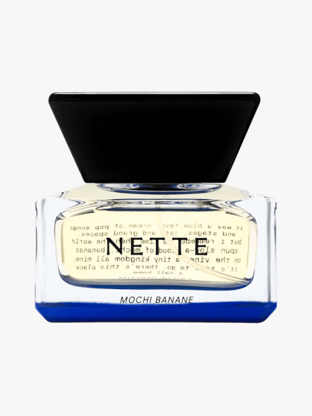 Nette Mochi Banane Eau de Parfum in branded component on a light gray background
