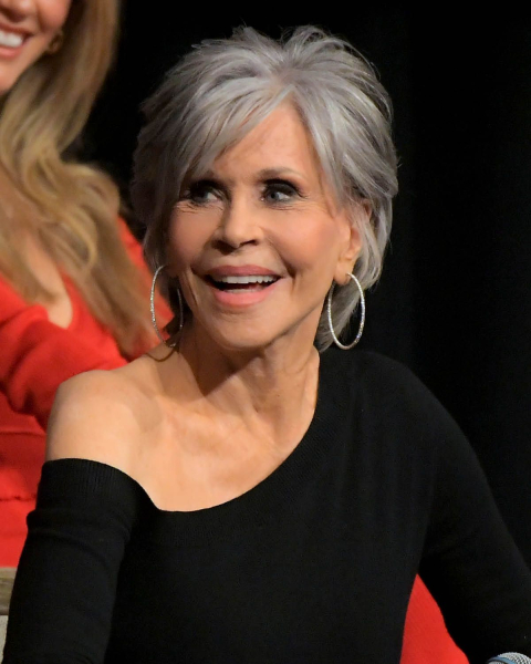 jane fonda short shag haircut