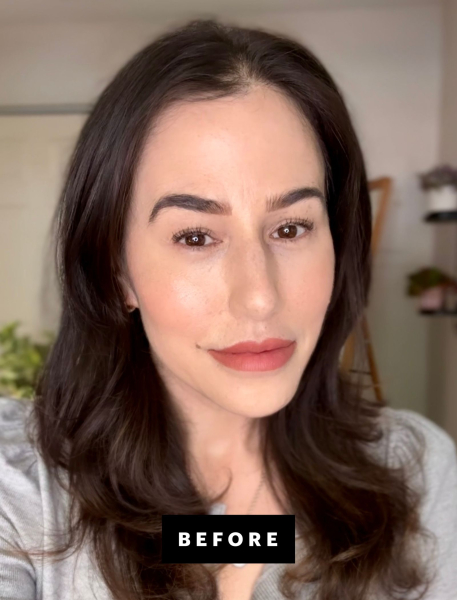Marci Robin not wearing eye makeup
