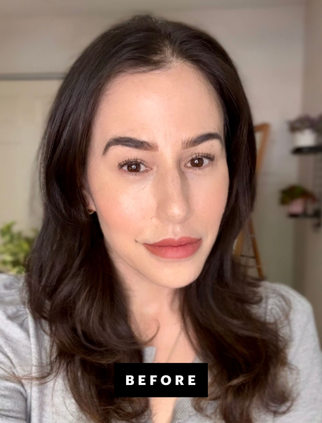 Marci Robin not wearing eye makeup