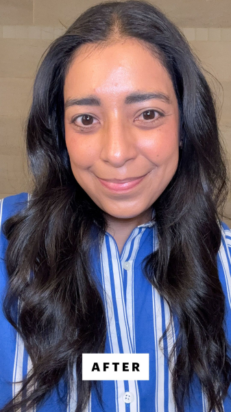 Foresto after using the T3 SinglePass StyleMax Flat Iron