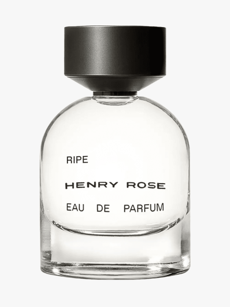 Henry Rose Ripe Eau de Parfum in branded component on a light gray background